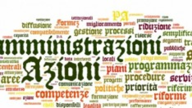 Buone pratiche: le words cloud della PA 