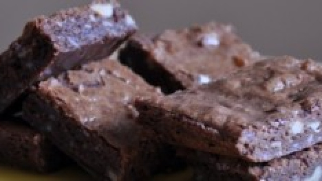 Ecco i brownies, tipici biscotti americani.