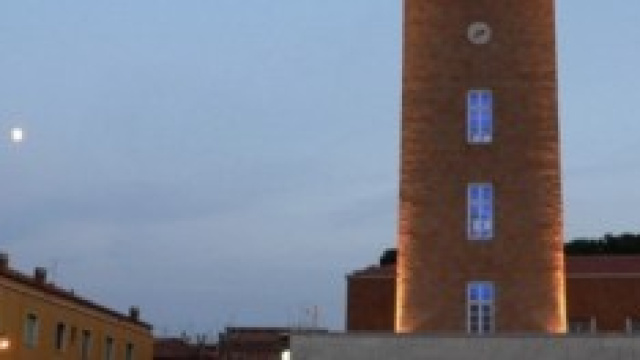 Una veduta della citt&agrave; di Pomezia