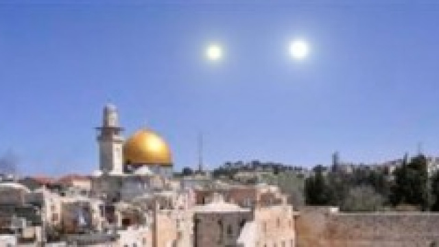 Il "miracolo" del doppio sole a Gerusalemme