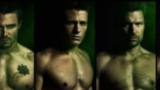 I protagonisti maschili di Arrow.