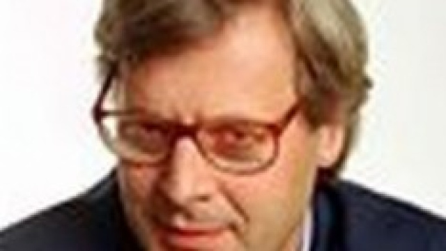 Vittorio Sgarbi a La Gabbia- Foto Facebook