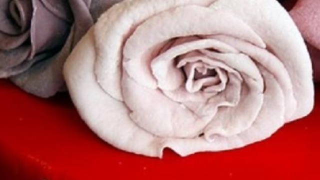 Torta decorata con pasta di zucchero