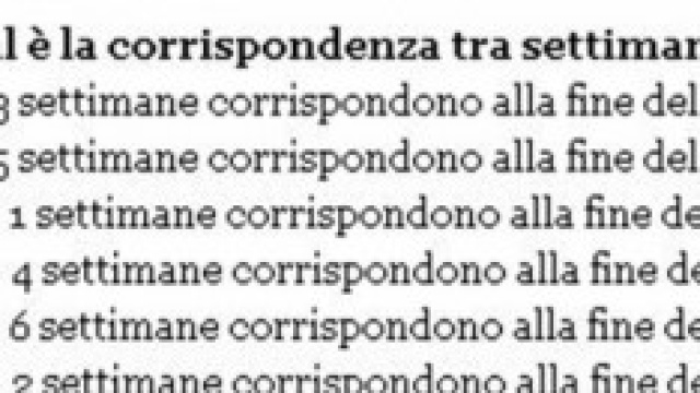 calcolo settimane di gravidanza, guida pratica