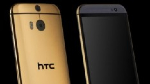 Htc One M8 rivestimento oro design