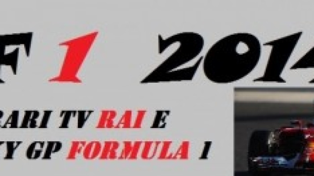 Orari tv Rai Sky F1 2014 GP Spagna: 9-10-11 maggio