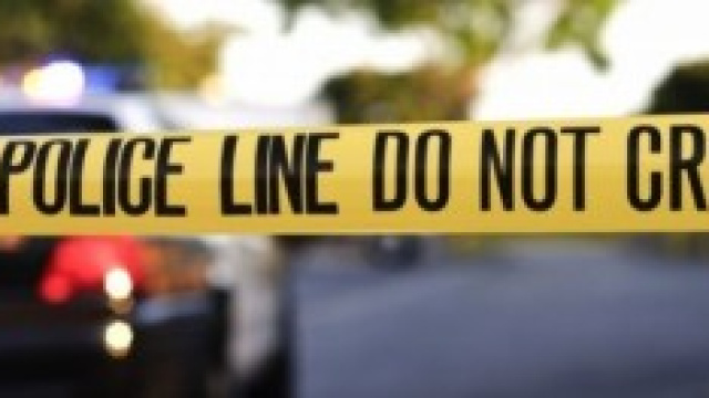 Il nastro sull luogo dell'omicidio