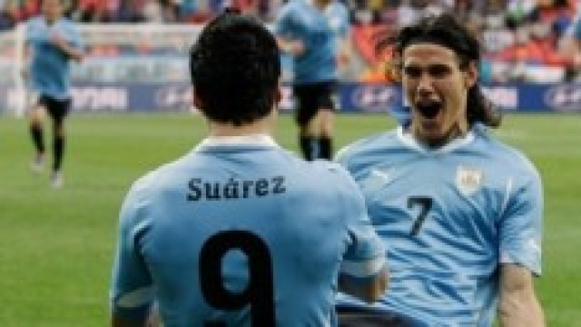 La coppia goal Cavani-Suarez