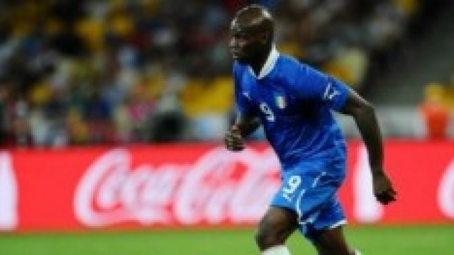 Mario Balotelli attaccante dell'Italia