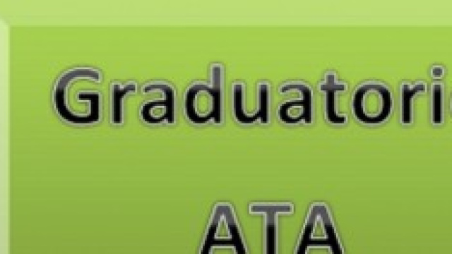 Graduatorie d'istituto personale Ata 2014/2017. 