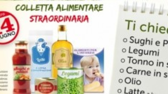 colletta alimentare straordinaria 14 giugno 2014 