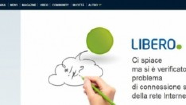 Libero mail: messaggio per internet fuori uso