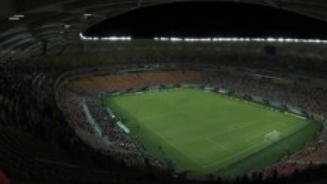 allarme bomba allo stadio di Manaus.