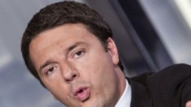Il premier italiano Matteo Renzi