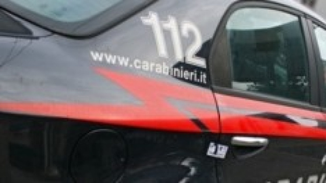 Una vettura dei carabinieri