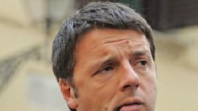 Il premier italiano Matteo Renzi