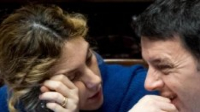 Il premier Renzi e il ministro Madia