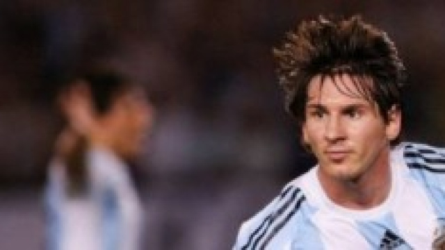 Messi, autore di una rete contro la Bosnia