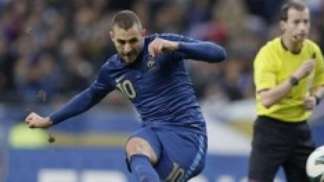 Benzema autore di una doppietta contro l'Honduras