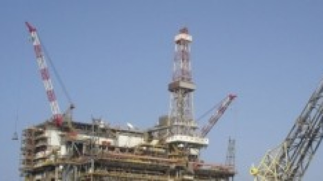 Eni, una piattaforma offshore