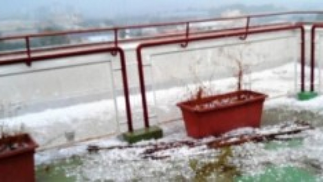 Nubifragio e violenta grandinata a Bari. 