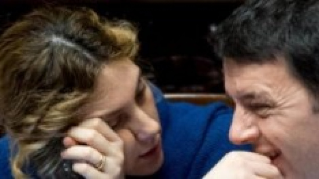 Il Ministro Madia e il premier Renzi