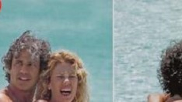 Alessia Marcuzzi e Paolo Calabresi, foto 'Chi'