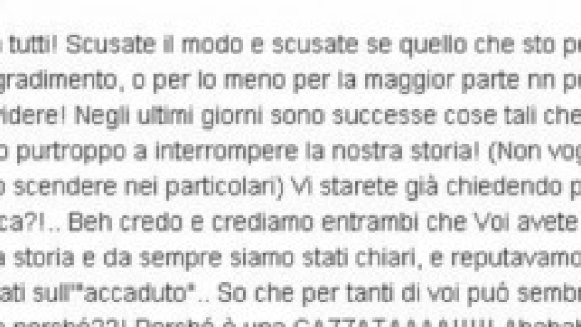 Uomini e donne news: Aldo e Alessia si  lasciano