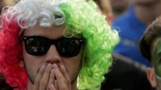 Delusione per i tifosi azzurri