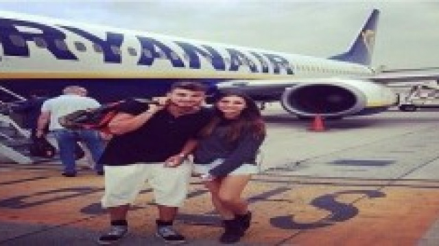 Marco Fantini e Beatrice Valli in partenza