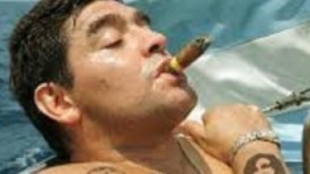 Diego Armando Maradona " el pibe de oro "