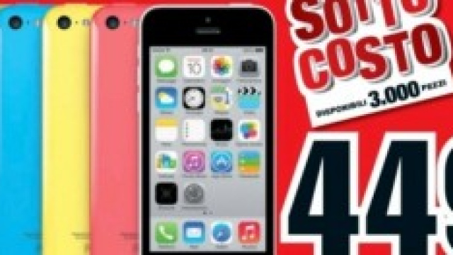 Iphone 5C, in offerta a soli 449,99 euro