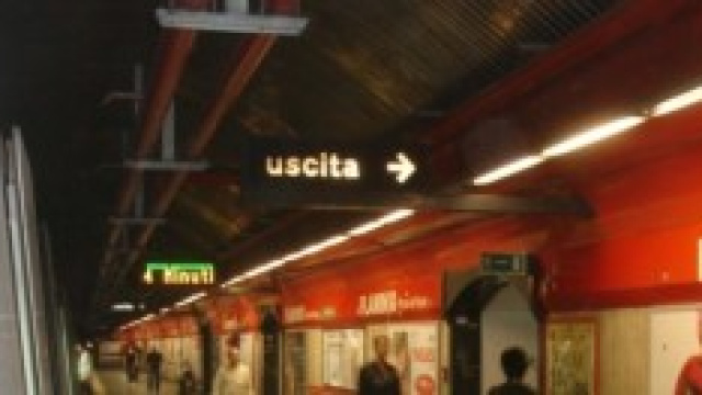 Una stazione della metro di Roma