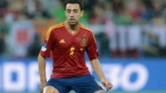 Xavi, centrocampista della Spagna