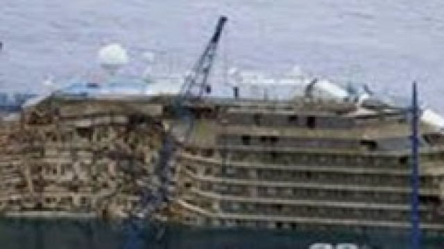Concordia demolita a Genova.