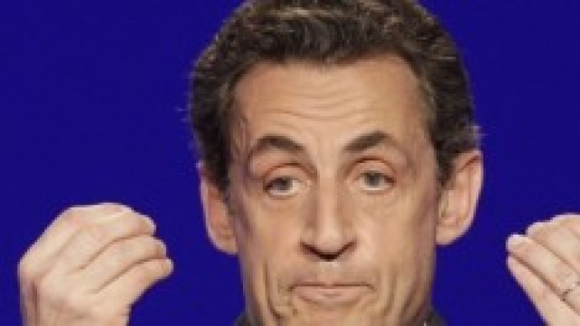 Nicolas Sarkozy fermato questa mattina a Nanterre.