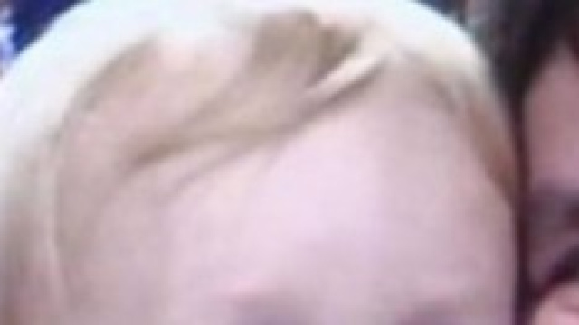 Cooper Harris col padre Justin Ross