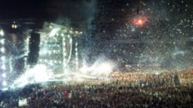 Il gran finale del concerto del 10 luglio