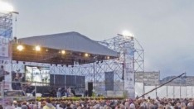 Arena di Sant'Elia durante uno spettacolo