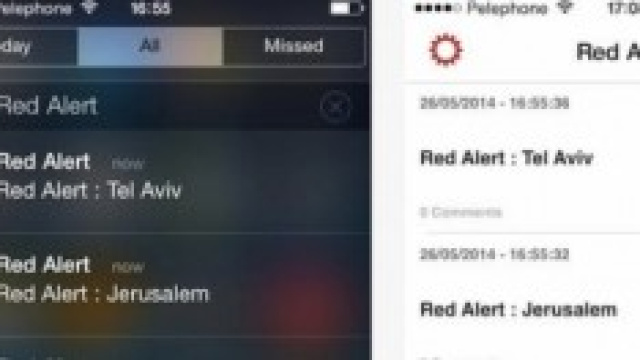 lo screenshot di red alert