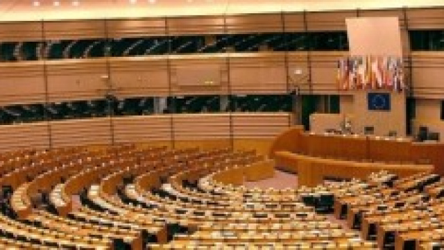 UE, l'emiciclo della Commissione Europea