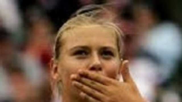 La tennista russa Maria Sharapova