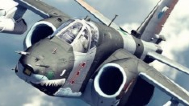 Su-25, aereo da attacco al suolo.