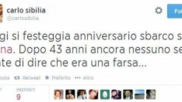 Il tweet del grillino Sibilia