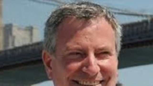 Il sindaco di New York Bill De Blasio