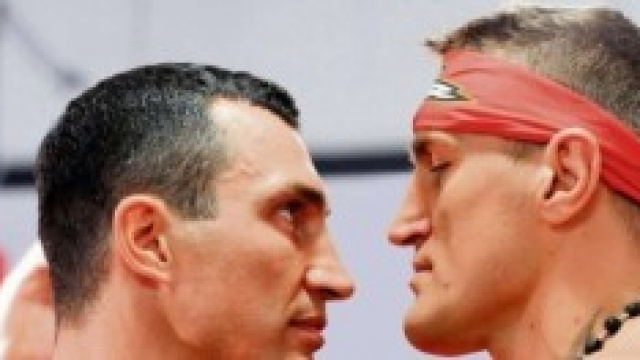 incontro di pugilato sguardo 