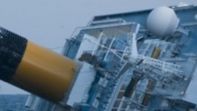 Il relitto della Costa Concordia.