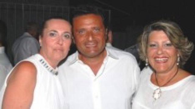 Il comandante Schettino alla festa dei VIP.