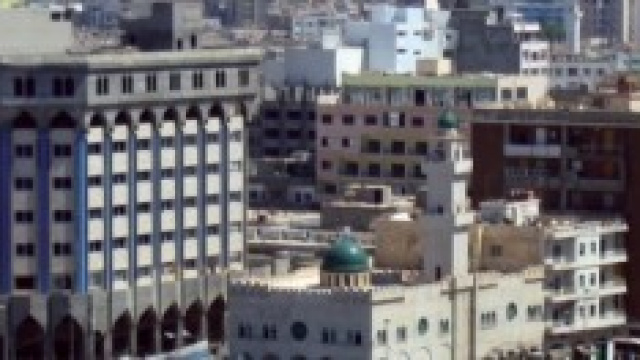 Un'immagine della citt&agrave; di Tripoli