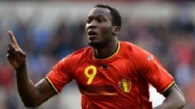 L'esultanza di Lukaku, bomber del Belgio